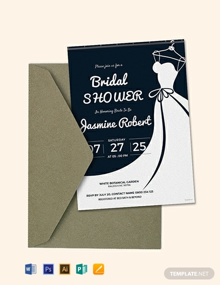 printable bridal shower invitation template