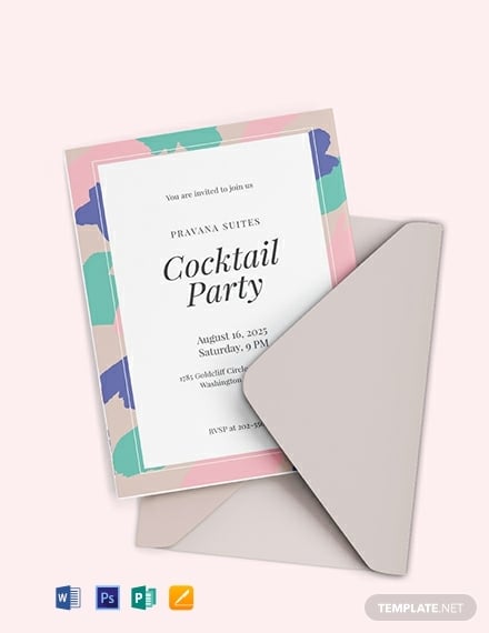 printable cocktail party invitation format