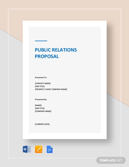 11 Public Relations Proposal Templates Free Pdf Doc Format Download