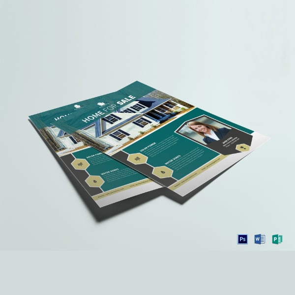 real estate corporate flyer layout