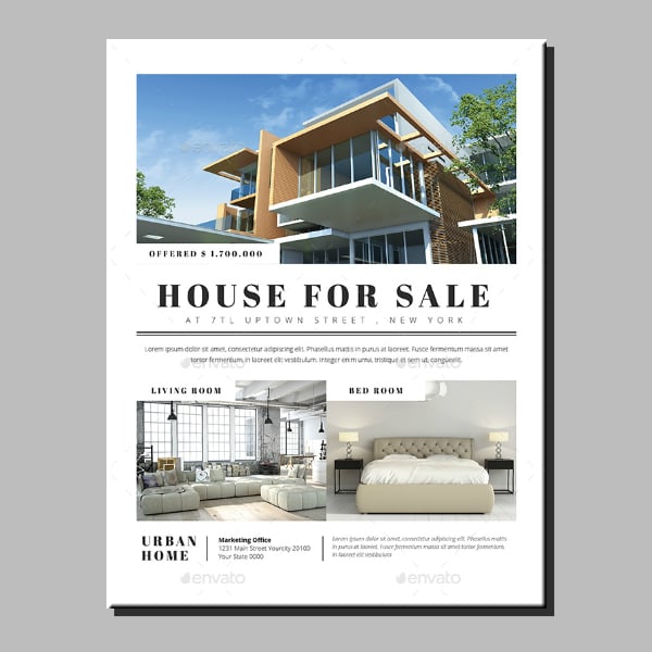 real estate newspaper flyer