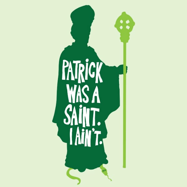 religious saint patrick quote card sample