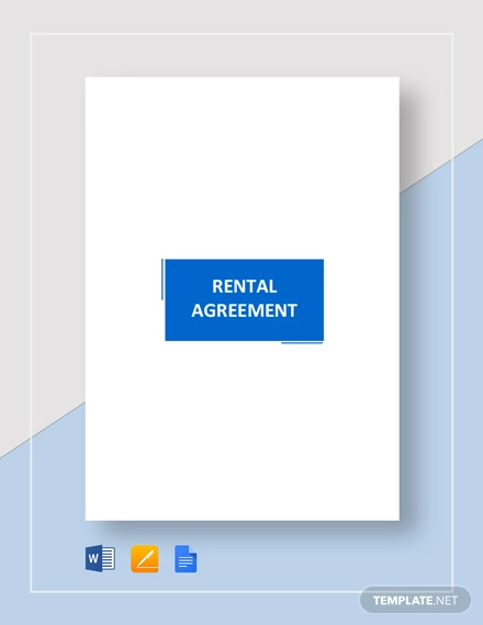 rental agreement template 21 free word pdf documents