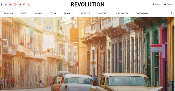 revolution – fully responsive wordpress theme
