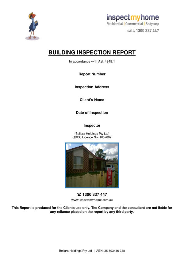 Building Inspection Report Template