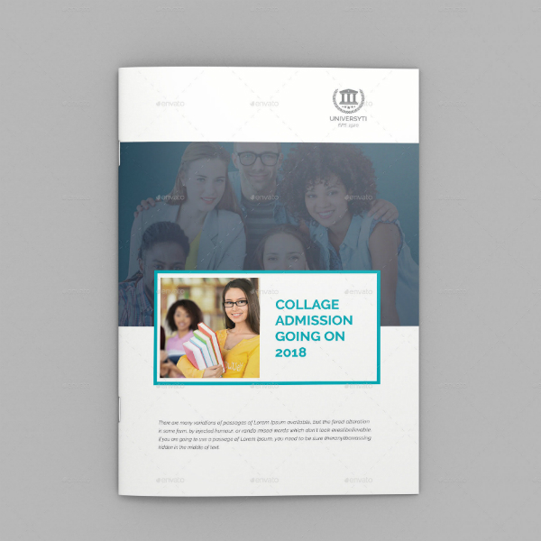 simple university college brochure template