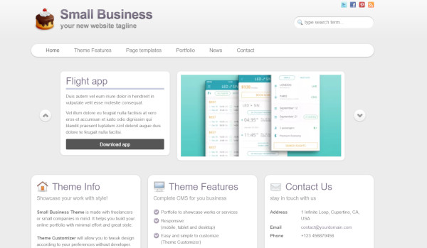 small business – responsive wordpress theme