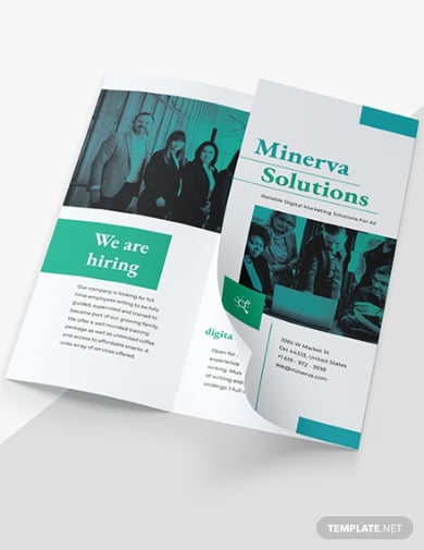 smart solutions business brochure template