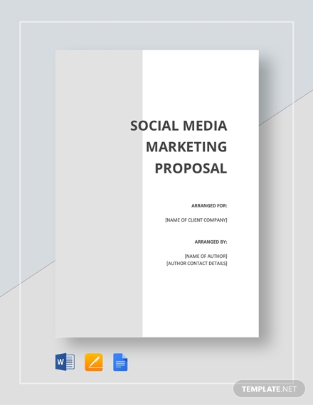 10 Social Media Proposal Templates PDF MS Word Google Docs Apple 