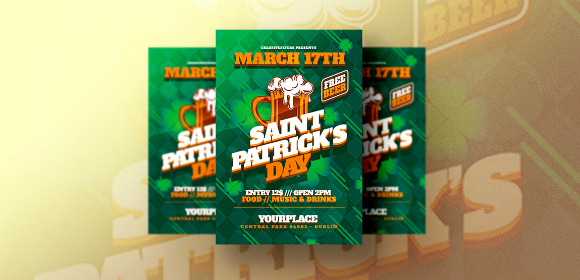 Best Flyer Templates for St. Patrick's Day - HollyMolly!