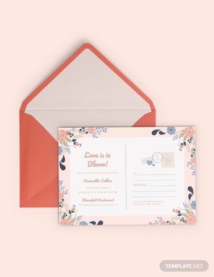 summer-bridal-shower-postcard-invitation