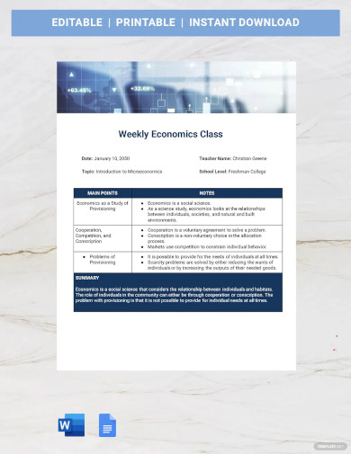 30+ Lesson Note Templates - PDF