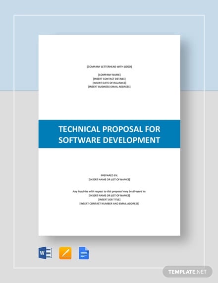 technical proposal for software development template