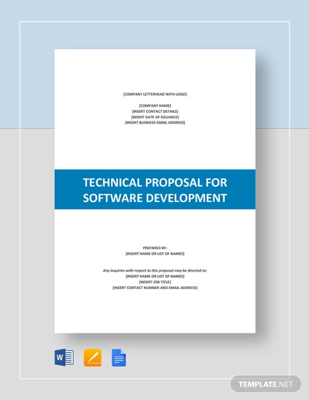 technical proposal for software development template