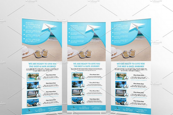 travel rollup banner