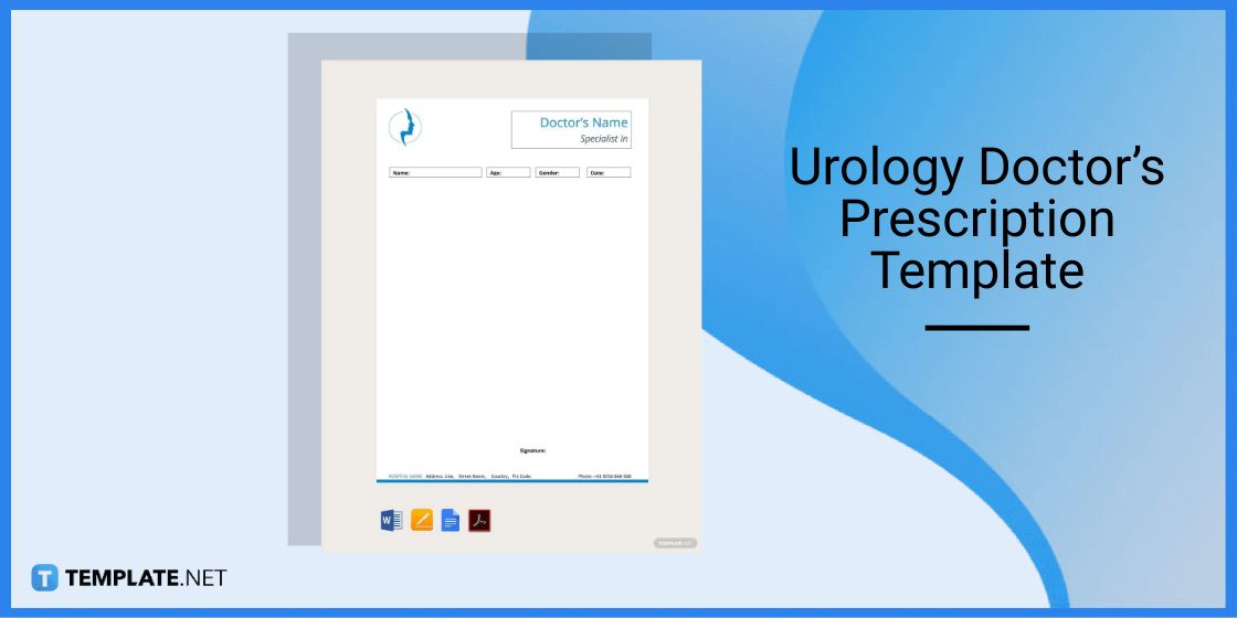 urology doctor’s prescription template