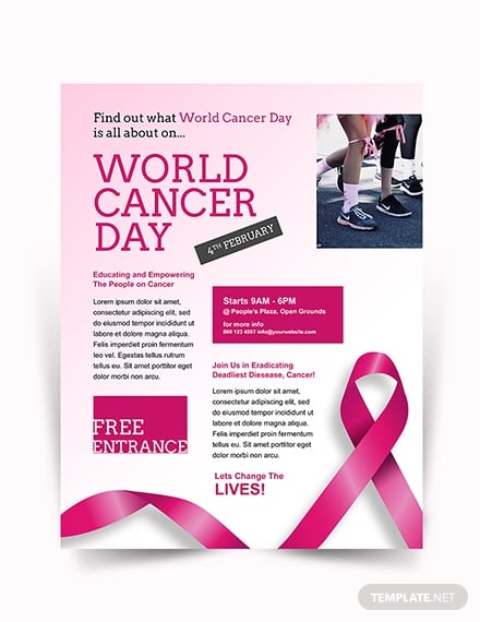 How To Make A Cancer Awareness Flyer 10 Templates 