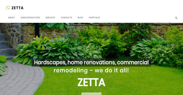 zetta – seo friendly wordpress theme