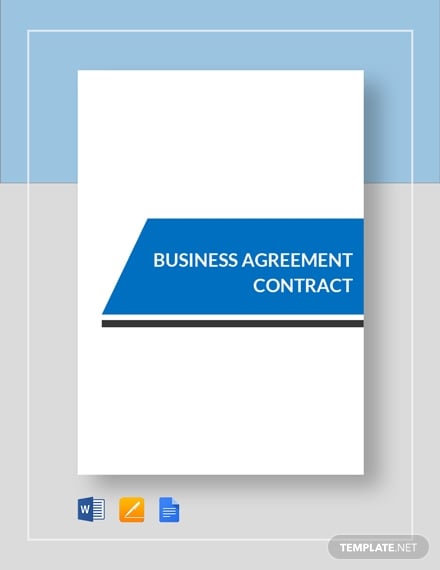 business agreement contract