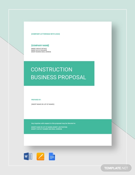 construction business proposal