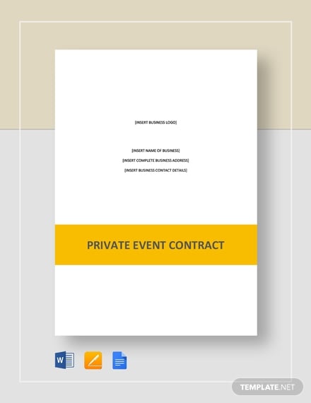 private event contract