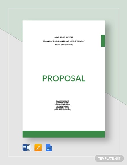 Consultant Proposal Template
