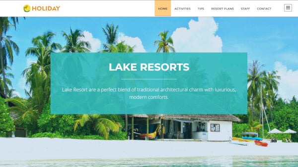 summer resort wordpress theme – just another inkthemes network demo sites site