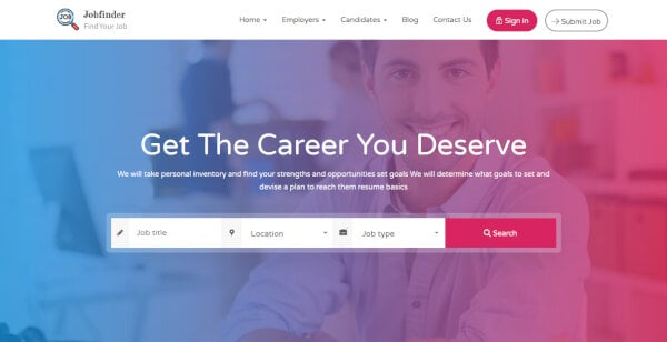 job finder – job board wordpress theme