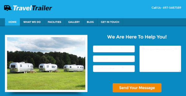 trailer park wordpress theme – just another demo theme sites site