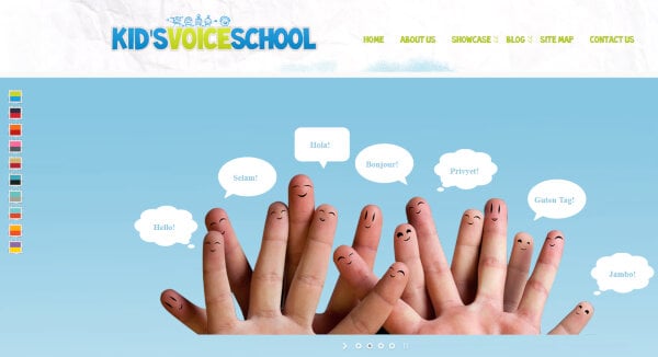 20 demo full width kids voice school
