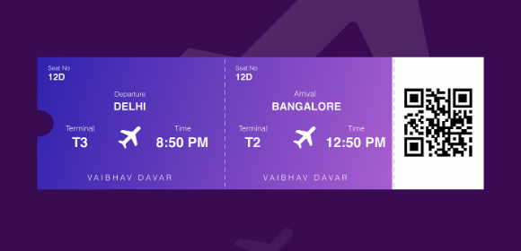 plane ticket template