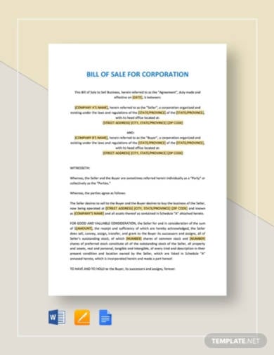 bill-of-sale-for-corporations
