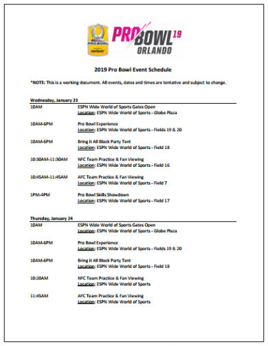 bowling event schedule