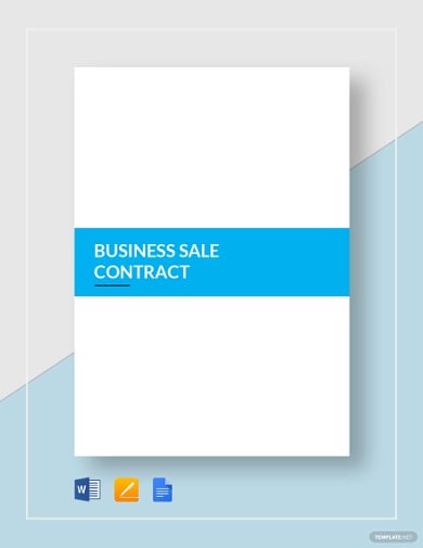 business sale contract template