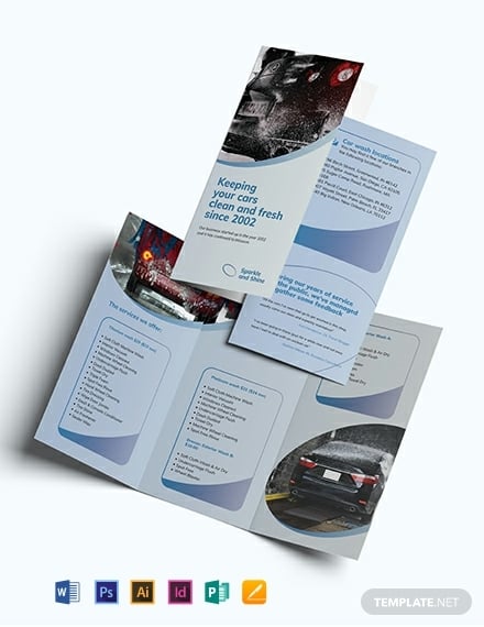car-wash-tri-fold-brochure-template