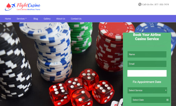 casino airlines – cross browser compatible wordpress theme