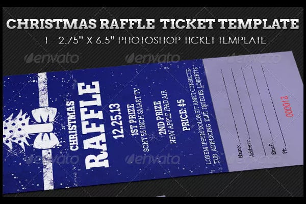 christmas-raffle-ticket-template