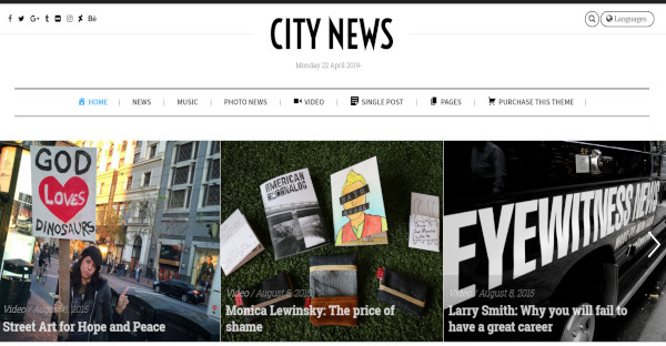 citynews wpbakery page builder wordpress theme
