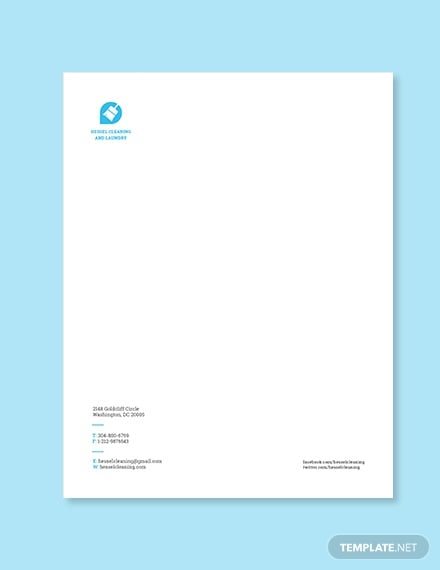 cleaning-company-letterhead