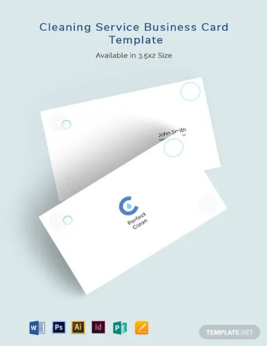 business card template illustrator free download cleaning