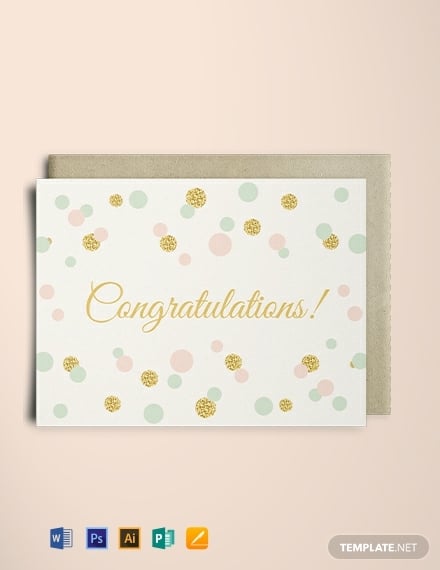 congratulations card template 440x570