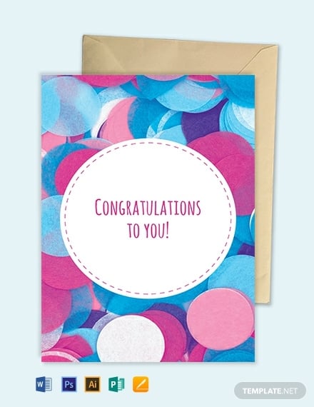 congratulations greeting card template 440x570