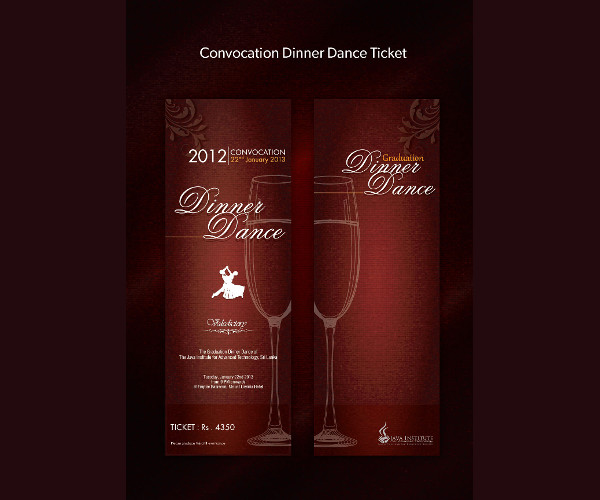 convocation dinner dance ticket