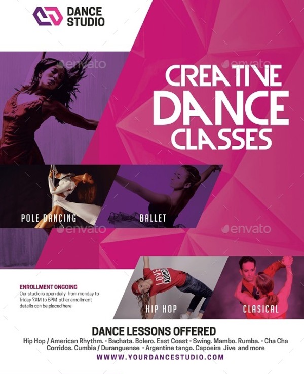 dance-studio-and-tutoring-services-flyer