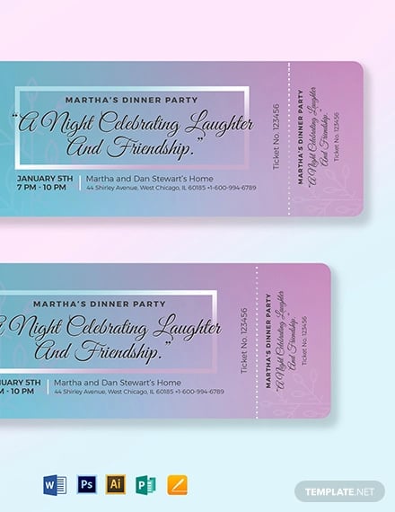 dinner-party-ticket-template