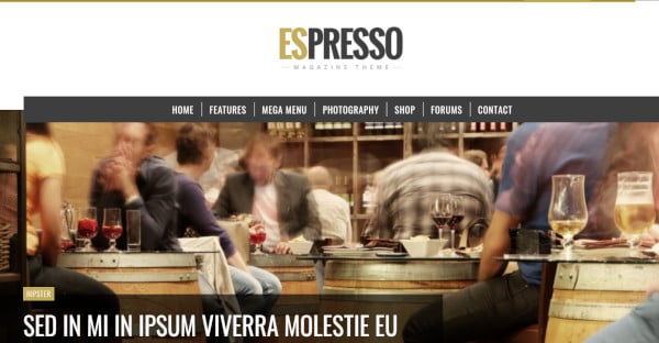 espresso seo friendly wordpress theme