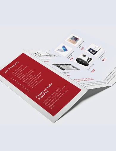 electronic sale brochure template