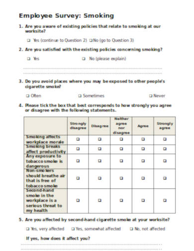 employee-survey-template-in-doc