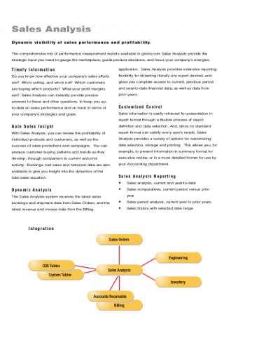 formal sales analysis template