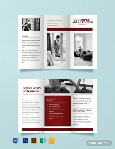 free carpet cleaning brochure template